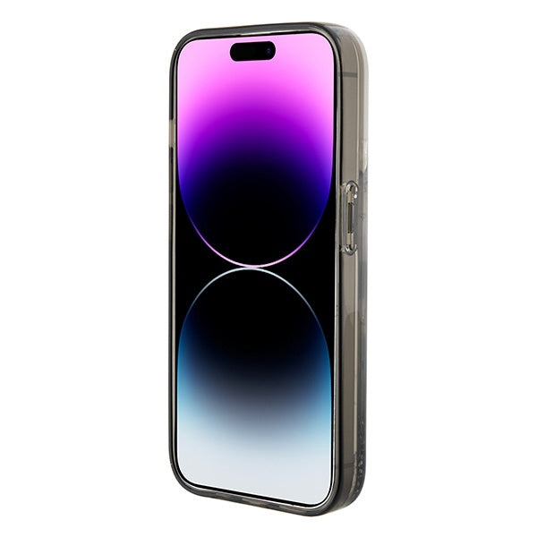 Futrola za Apple iPhone 15 Pro, Karl Lagerfeld, Liquid Glitter Ikonik Karl, Providna