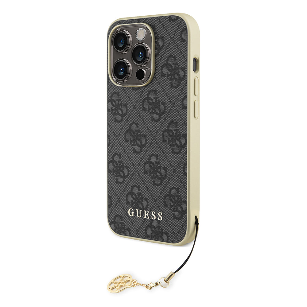 Futrola za Apple iPhone 15 Pro Max, Guess, 4G Charm, Siva