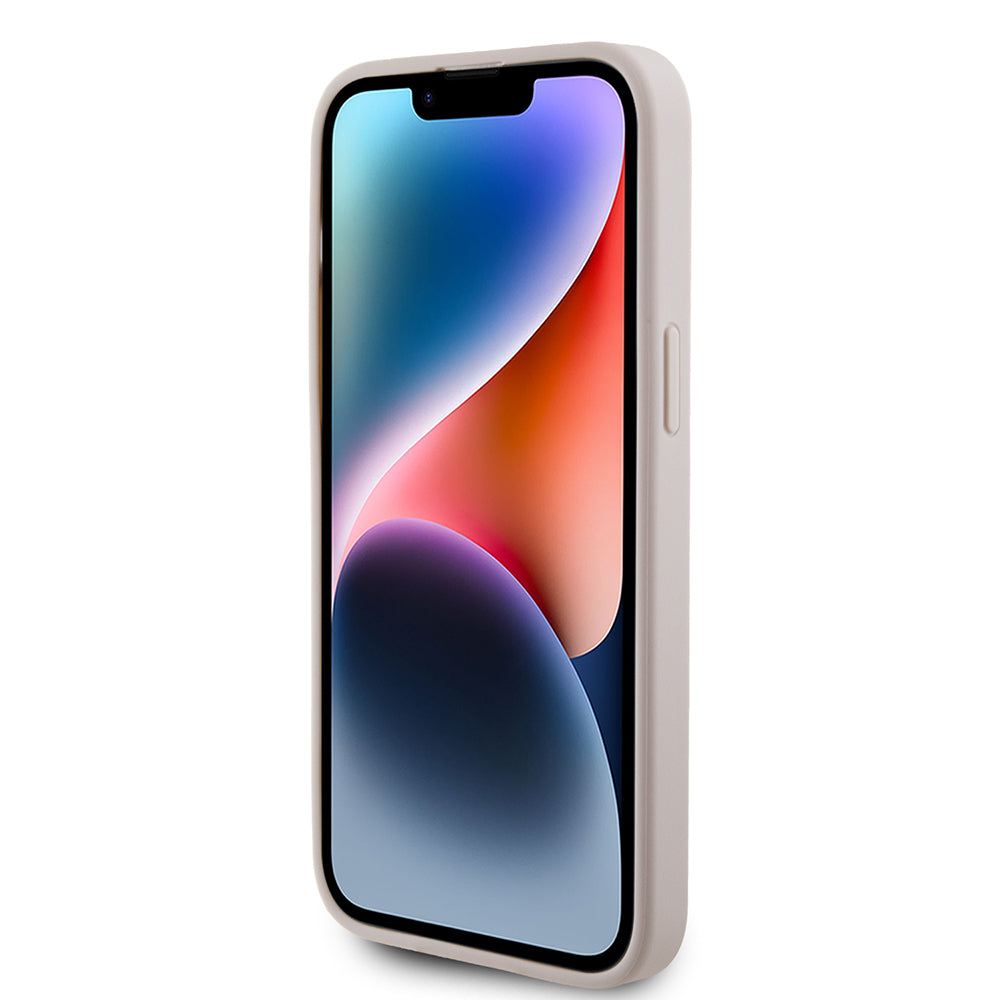 Futrola za Apple iPhone 15 Pro Max, Guess, 4G Metal Gold Logo, Roze