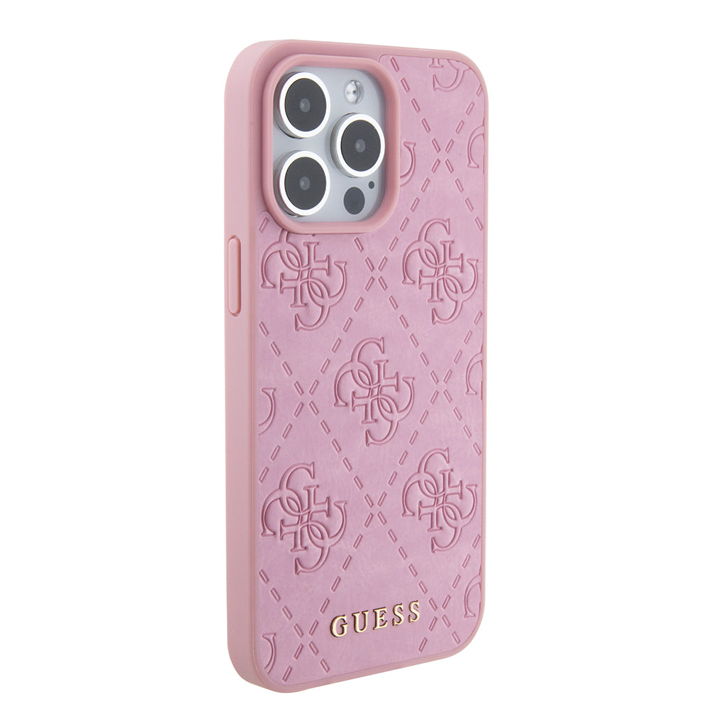 Futrola za Apple iPhone 15 Pro Max, Guess, 4G Stamped, Roze