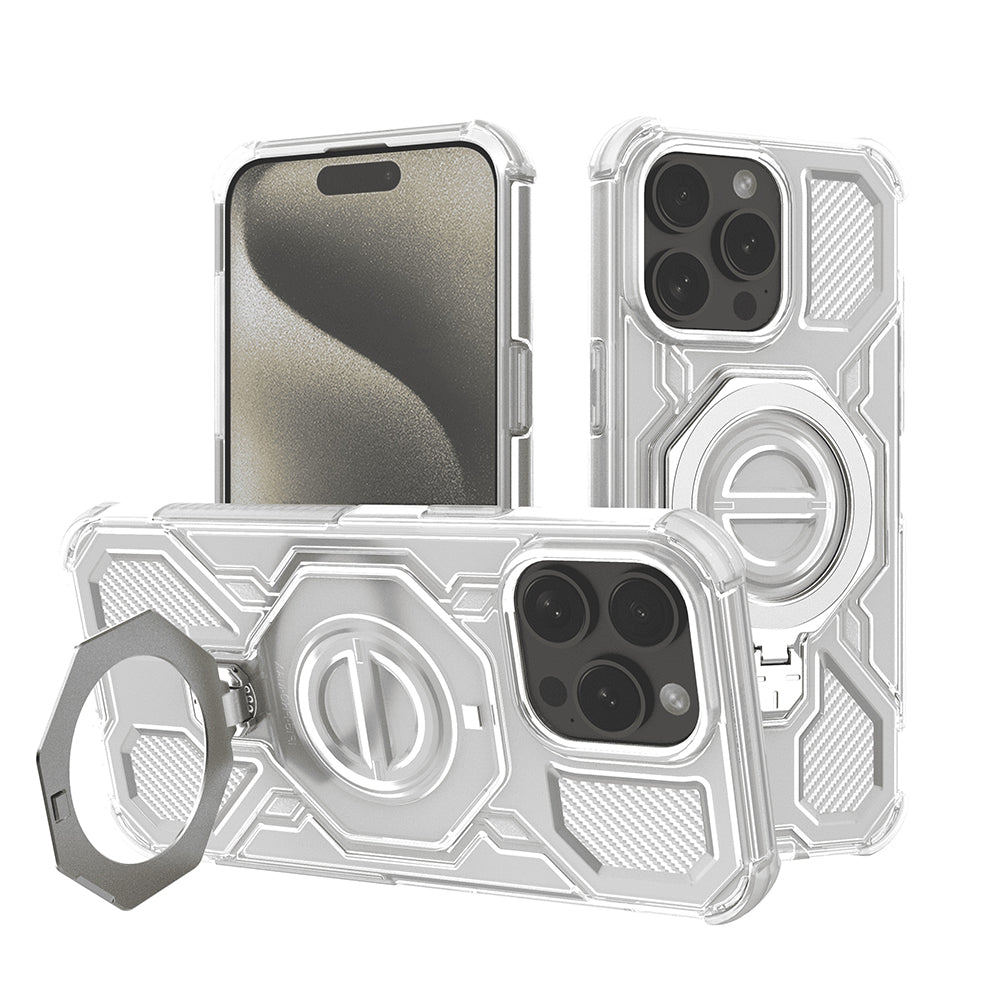 Futrola za Apple iPhone 15 Pro Max, Techsuit, Carbon Shield Pro, Bela