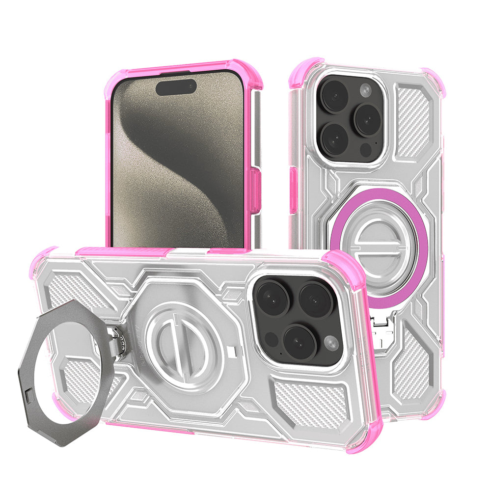 Futrola za Apple iPhone 15 Pro, Techsuit, Carbon Shield Pro, Roze