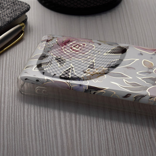 Futrola za Apple iPhone 15 Pro, Techsuit, Marble, Bela