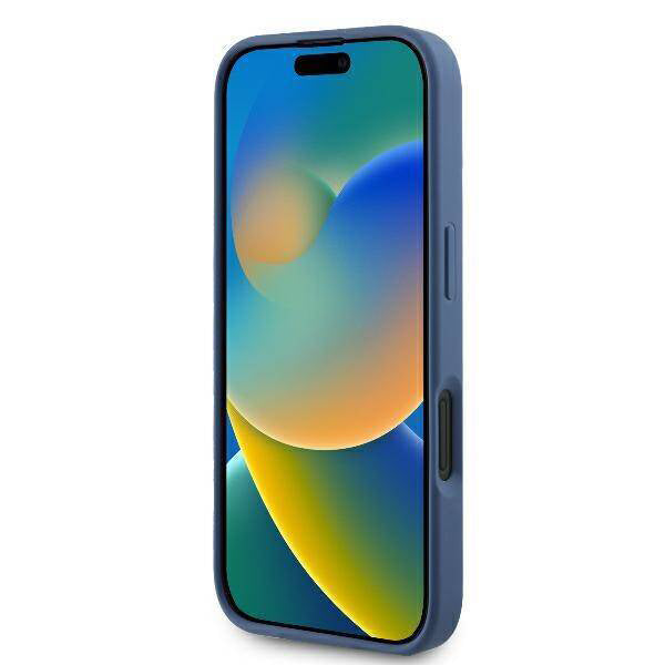Futrola za Apple iPhone 16, Guess, 4G Bottom Stripe, Plava