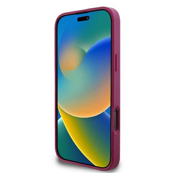 Futrola za Apple iPhone 16, Guess, Fixed Glitter Big 4G, Ljubičasta