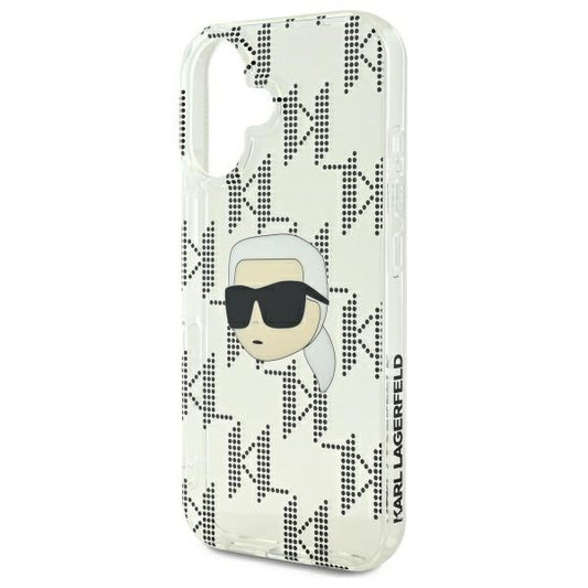 Futrola za Apple iPhone 16, Karl Lagerfeld, IML Luxury Electroplated Karl's Head, Providna