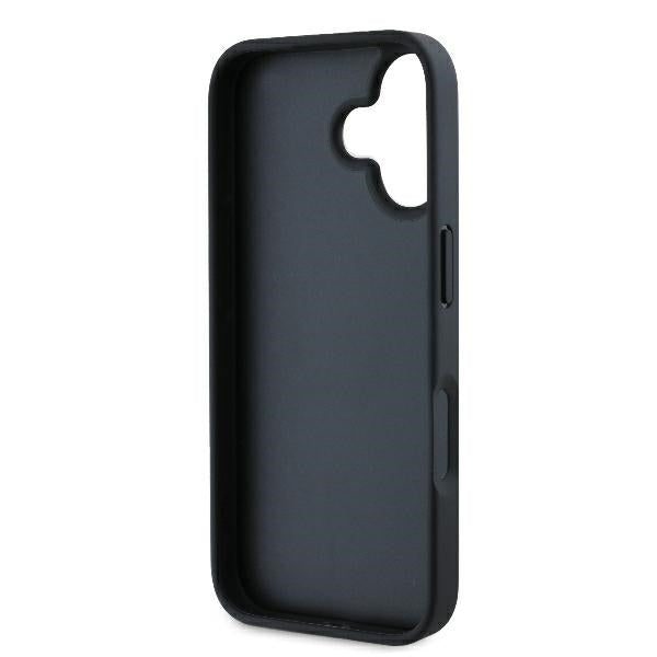 Futrola za Apple iPhone 16, Karl Lagerfeld, Monogram Choupette's Head, Crna