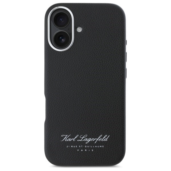 Futrola za Apple iPhone 16, Karl Lagerfeld, RSG, Crna