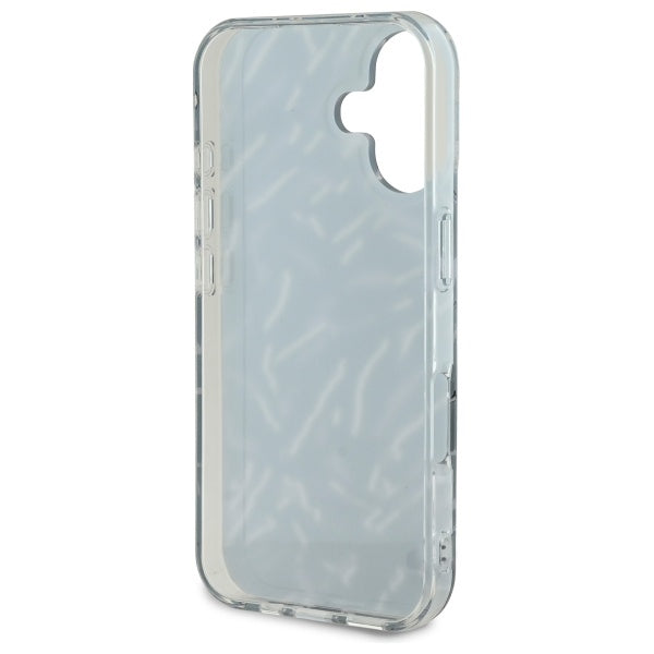 Futrola za Apple iPhone 16, Karl Lagerfeld, Zebra with Cord Strap, Ljubičasta