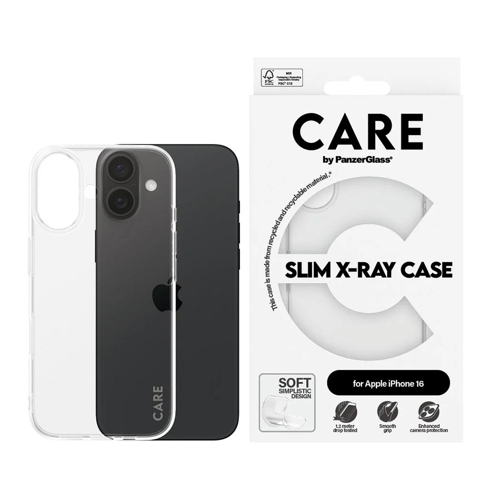 Futrola za Apple iPhone 16, PanzerGlass, Care Fashionable, Transparentna