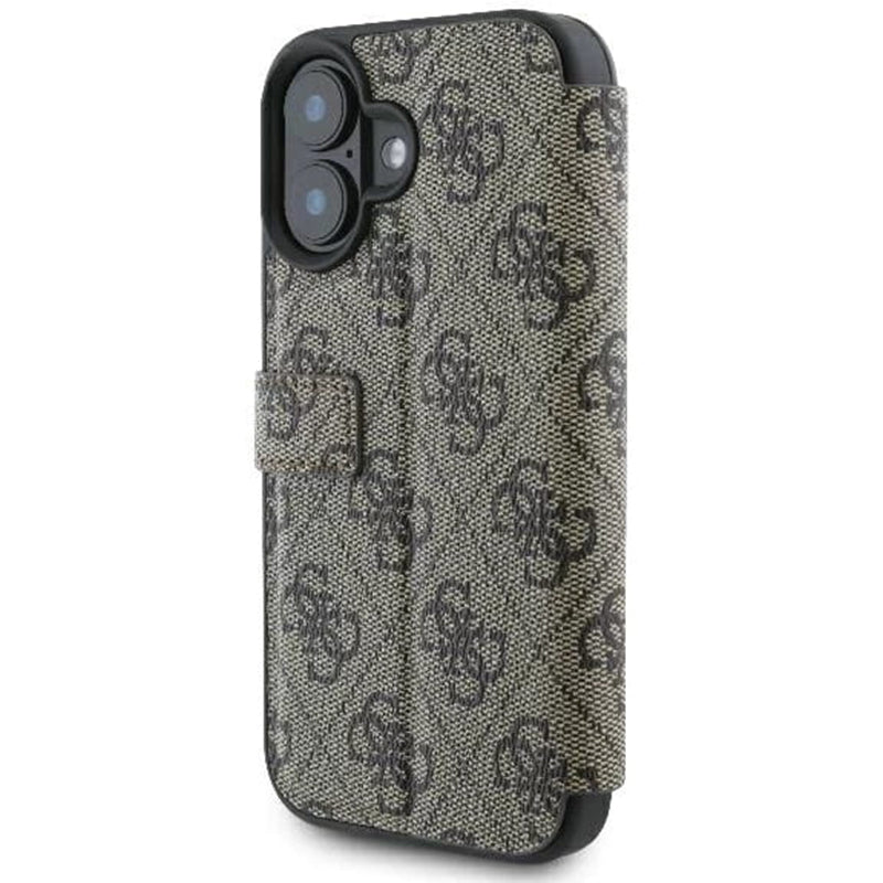 Futrola za Apple iPhone 16 Plus, Guess, 4G Book, Braon