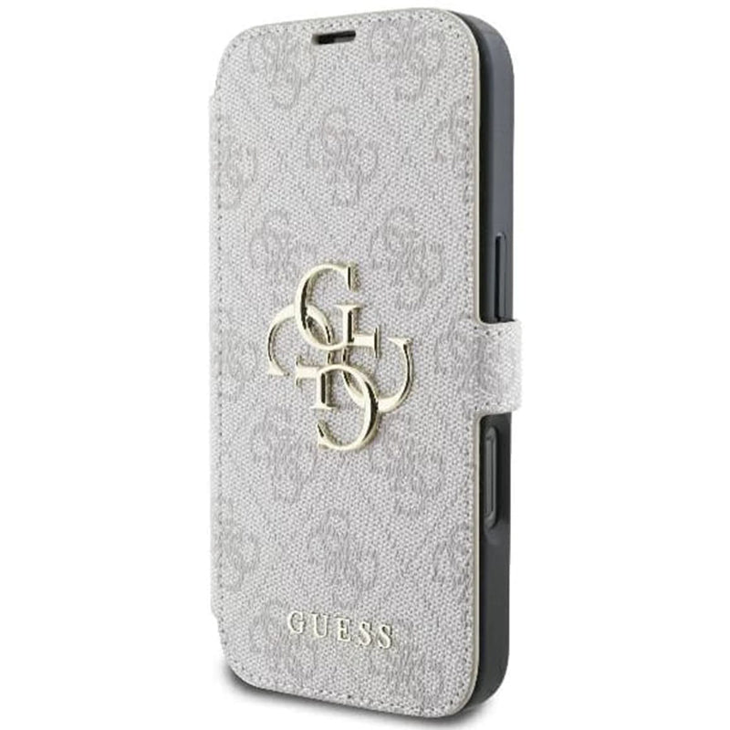 Futrola za Apple iPhone 16 Plus, Guess, 4G Book, Roze