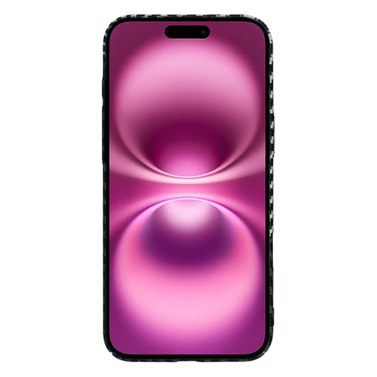 Futrola za Apple iPhone 16 Plus, Techsuit, Carbonite FiberShell, Crno Siva