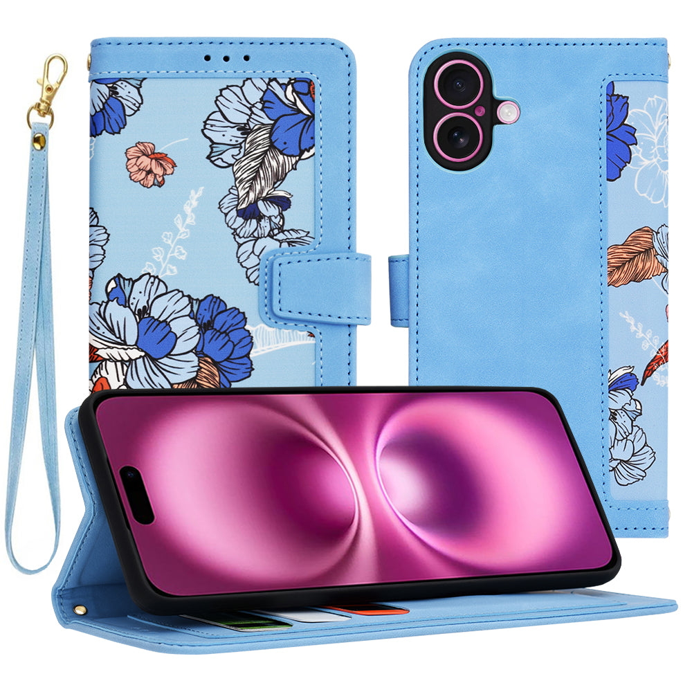 Futrola za Apple iPhone 16 Plus, Techsuit, FlipCraft, Plava