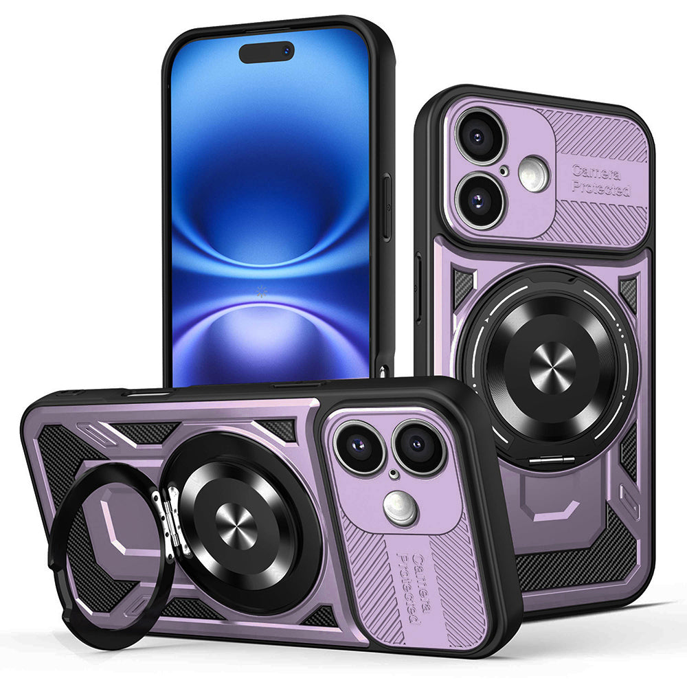 Futrola za Apple iPhone 16 Plus, Techsuit, RuggedCam, Ljubičasta