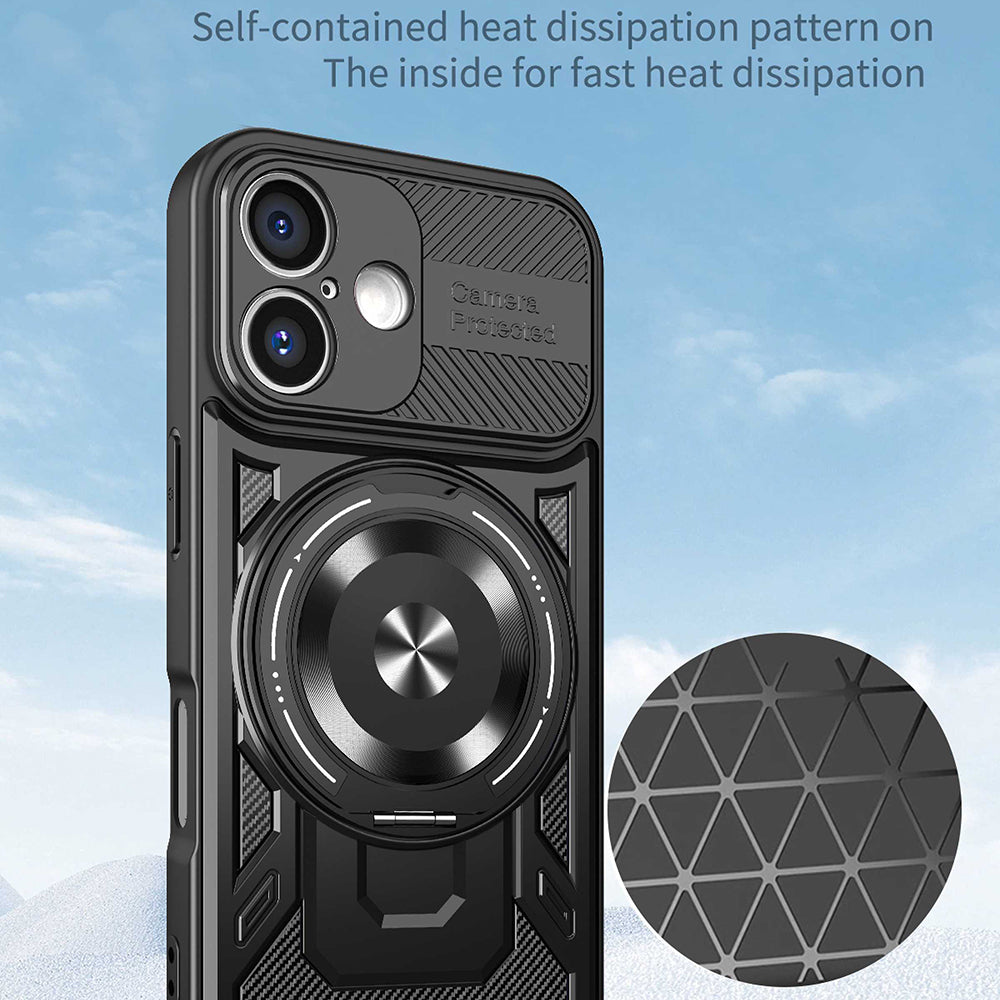 Futrola za Apple iPhone 16 Plus, Techsuit, RuggedCam, Ljubičasta