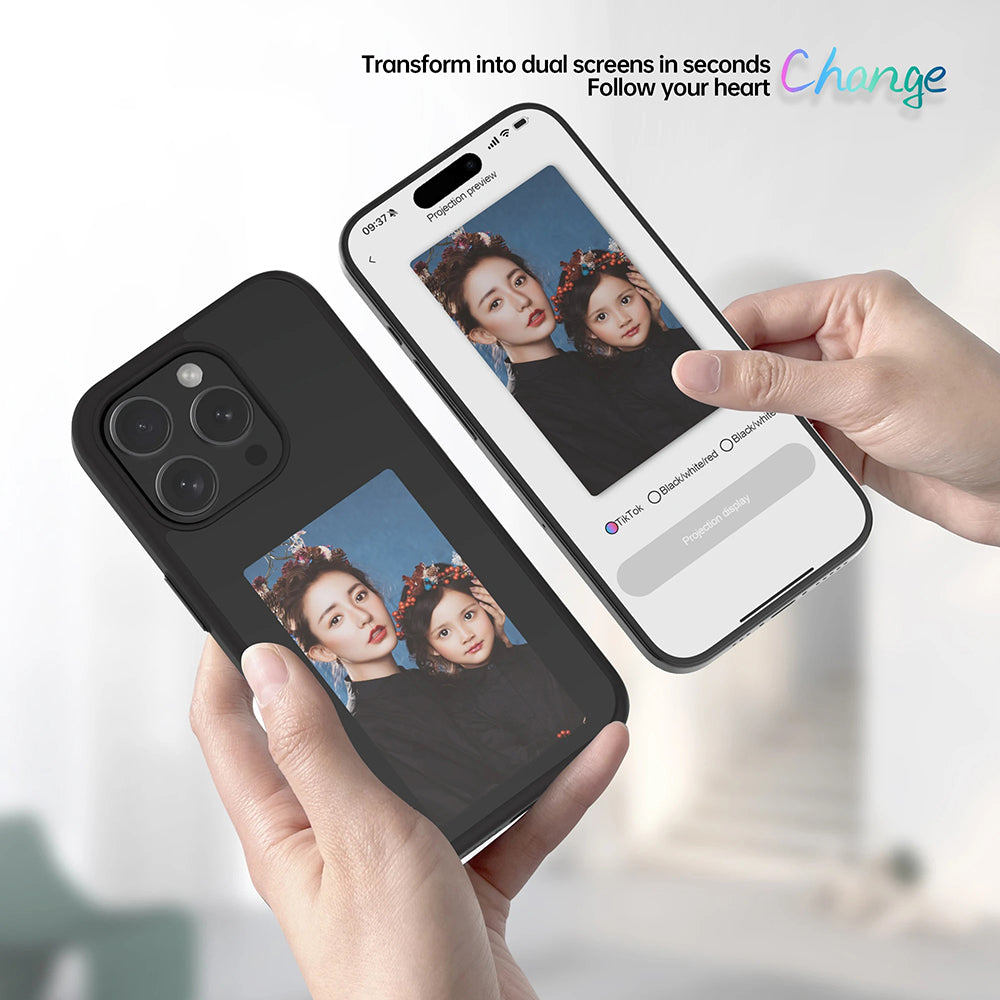 Futrola za Apple iPhone 16 Plus, Techsuit, SmartScreen NFC, Crna