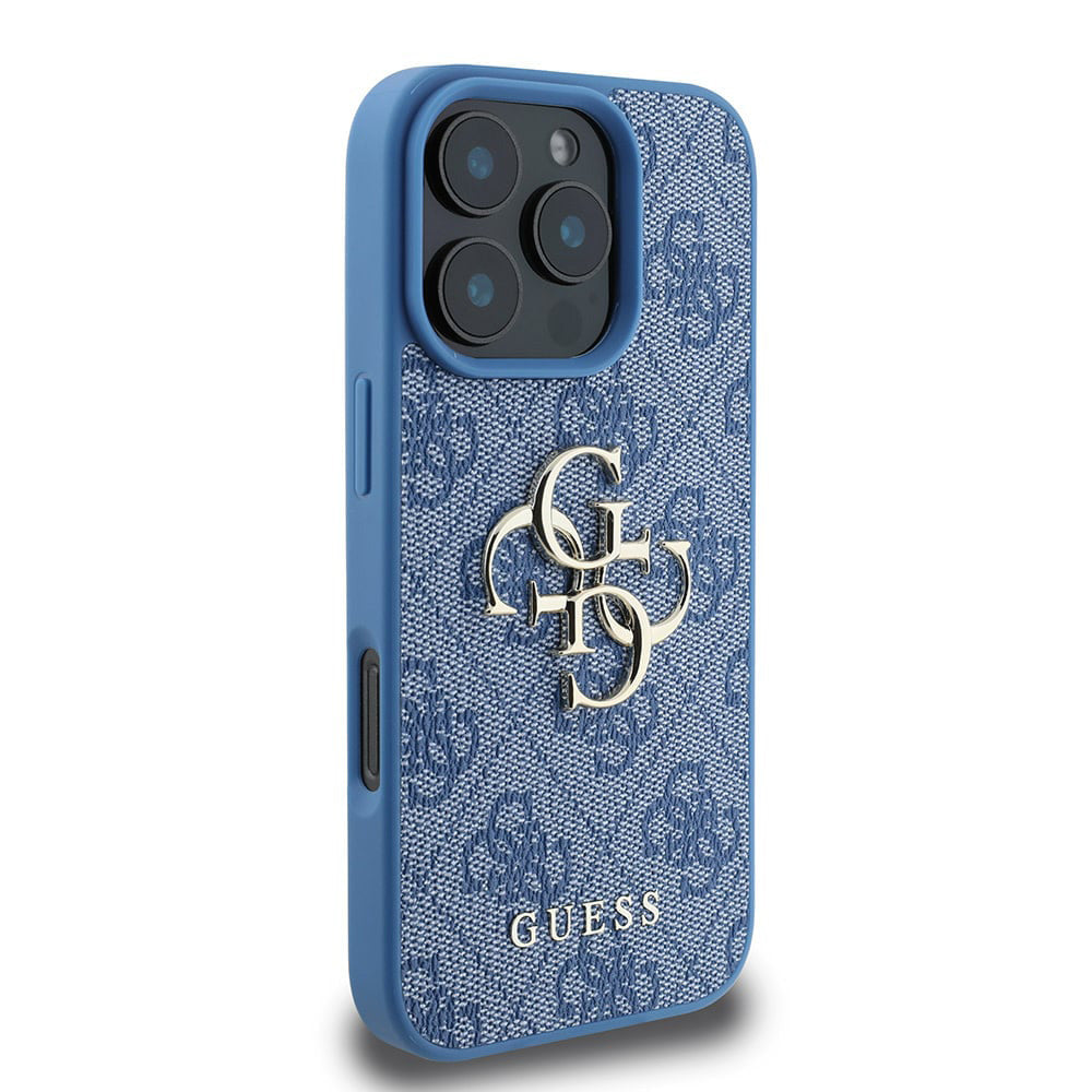 Futrola za Apple iPhone 16 Pro, Guess, 4G Big Logo, Plava