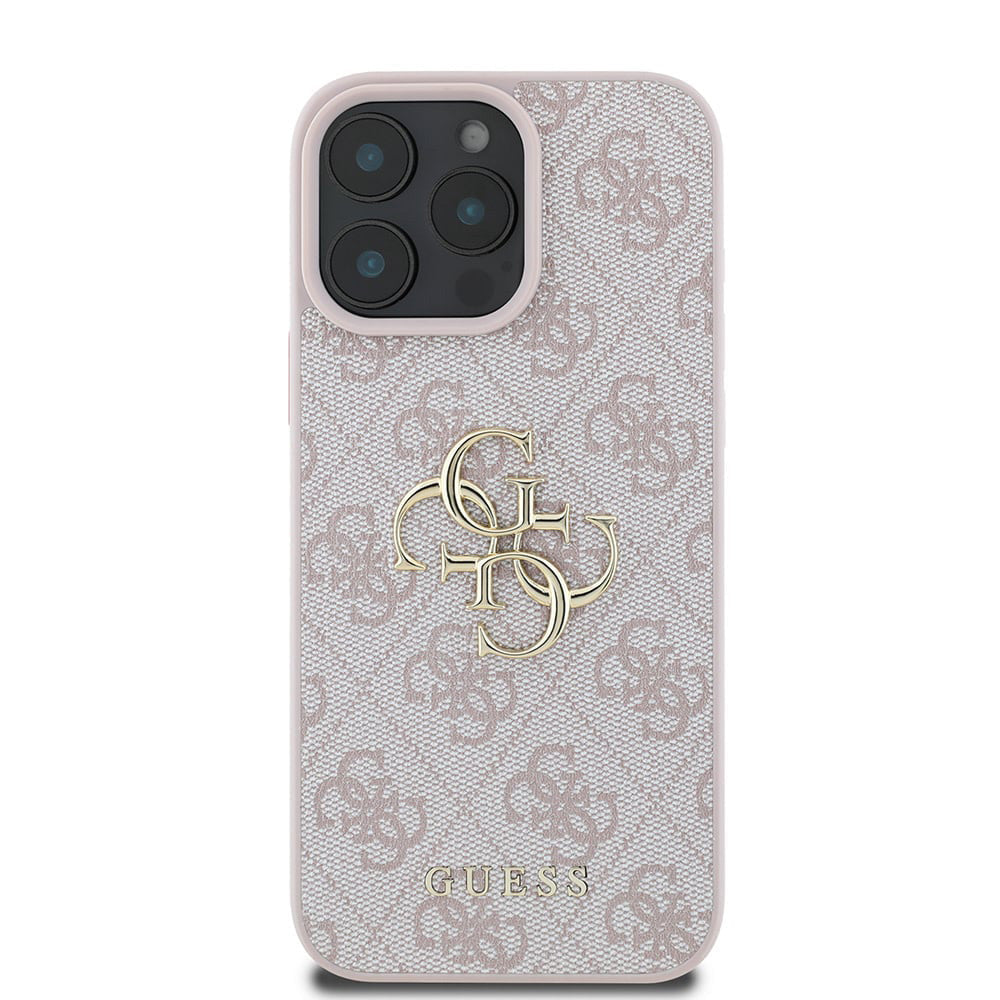 Futrola za Apple iPhone 16 Pro, Guess, 4G Big Logo, Roze