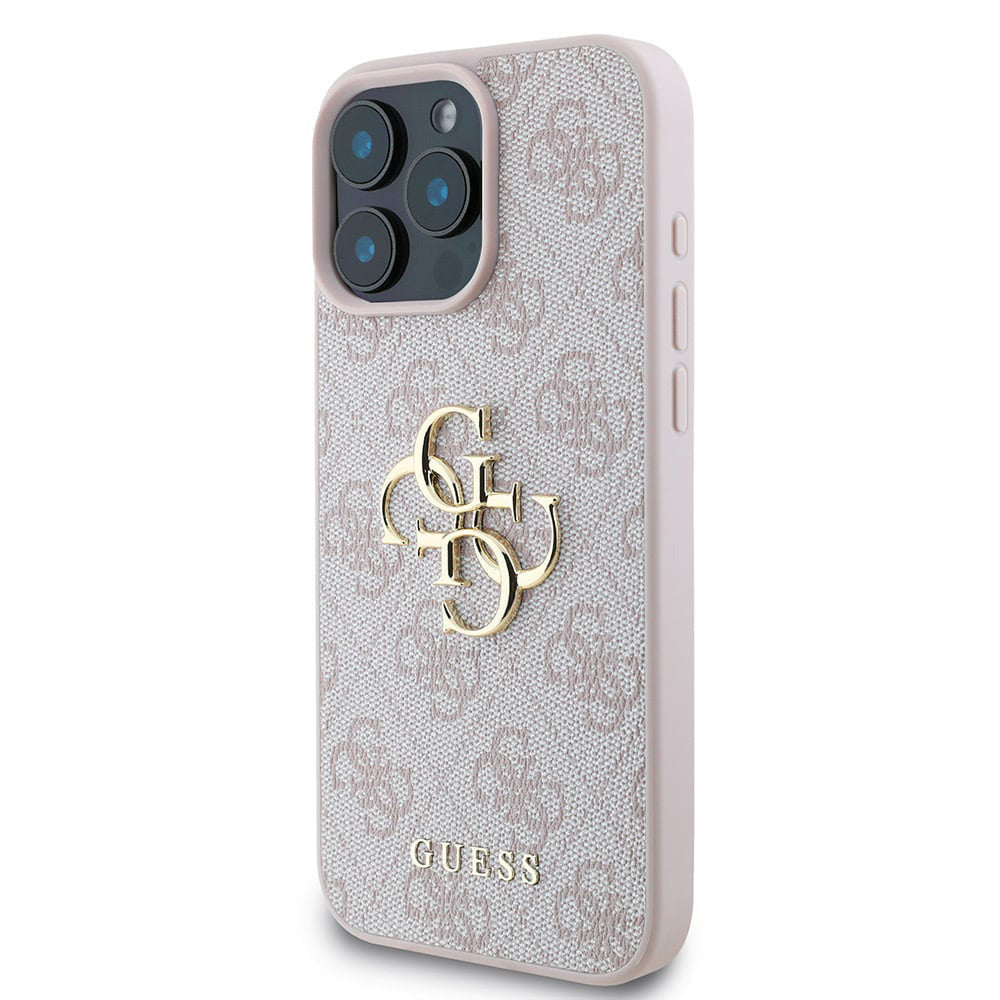 Futrola za Apple iPhone 16 Pro, Guess, 4G Big Logo, Roze