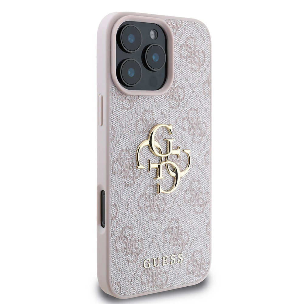 Futrola za Apple iPhone 16 Pro, Guess, 4G Big Logo, Roze