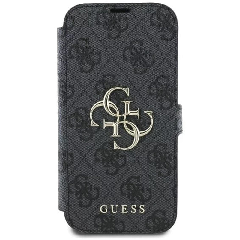 Futrola za Apple iPhone 16 Pro, Guess, 4G Book, Crna