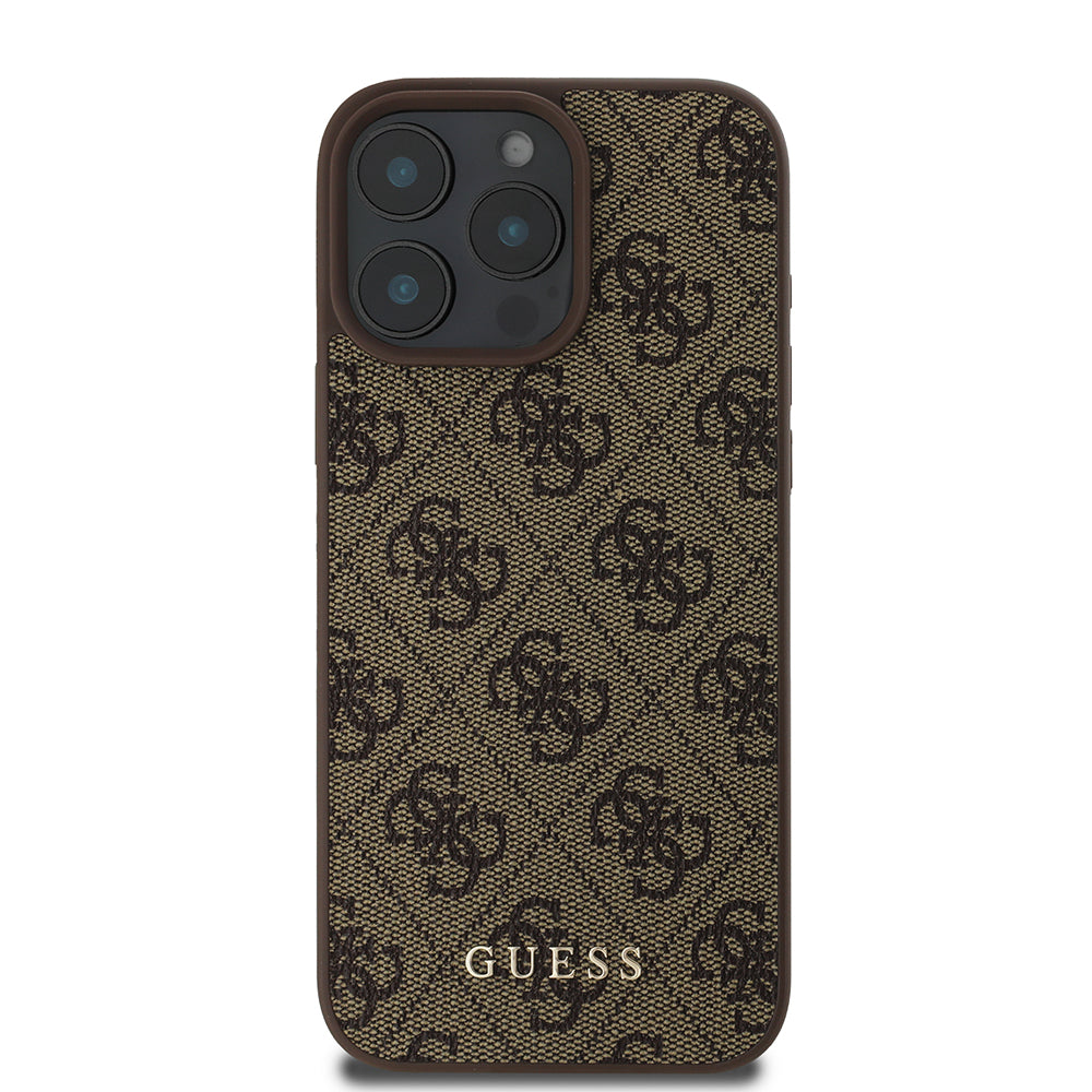 Futrola za Apple iPhone 16 Pro, Guess, 4G Classic, Braon