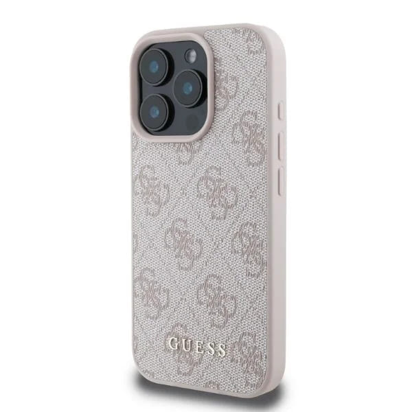 Futrola za Apple iPhone 16 Pro, Guess, 4G Classic, Roze