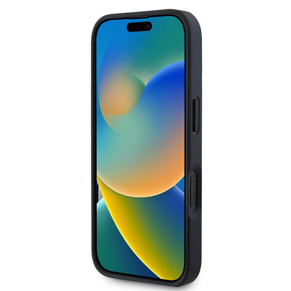 Futrola za Apple iPhone 16 Pro, Guess, 4G Triangle Logo, Bela