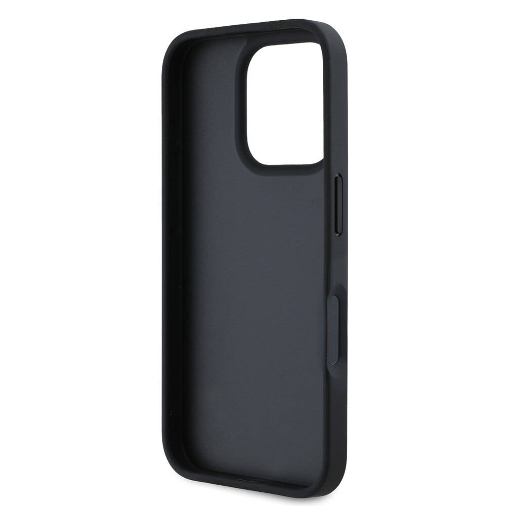 Futrola za Apple iPhone 16 Pro, Guess, 4G Triangle Logo, Bela