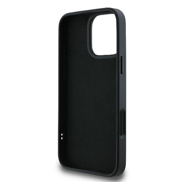 Futrola za Apple iPhone 16 Pro, Karl Lagerfeld, 3D Rubber Signature, Crna