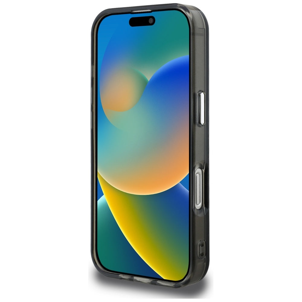 Futrola za Apple iPhone 16 Pro, Karl Lagerfeld, IML Aquarelle Logo Choupette, Crna