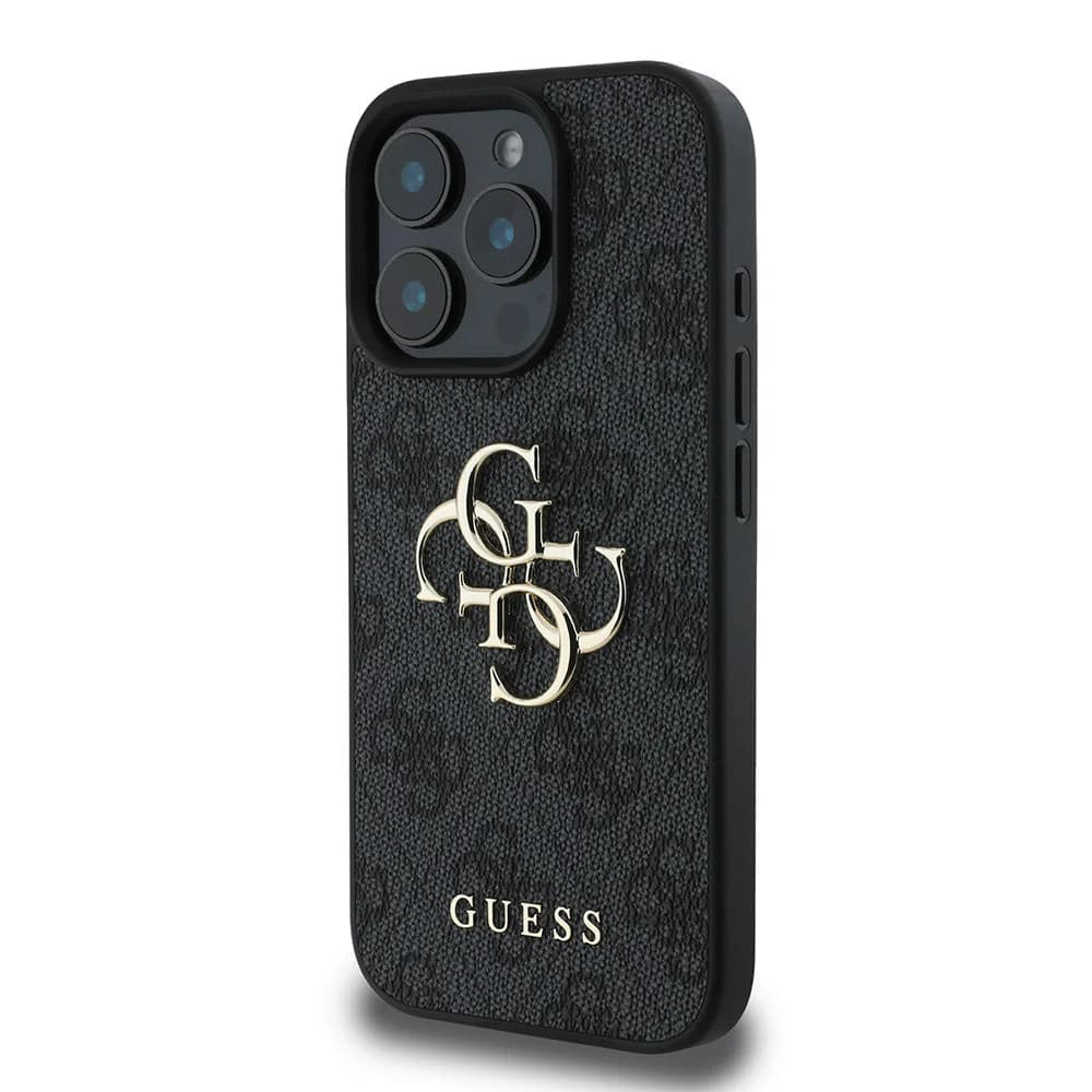 Futrola za Apple iPhone 16 Pro Max, Guess, 4G Big Logo, Crna