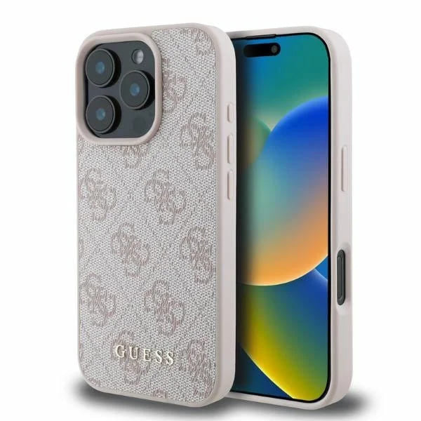 Futrola za Apple iPhone 16 Pro Max, Guess, 4G Classic, Roze