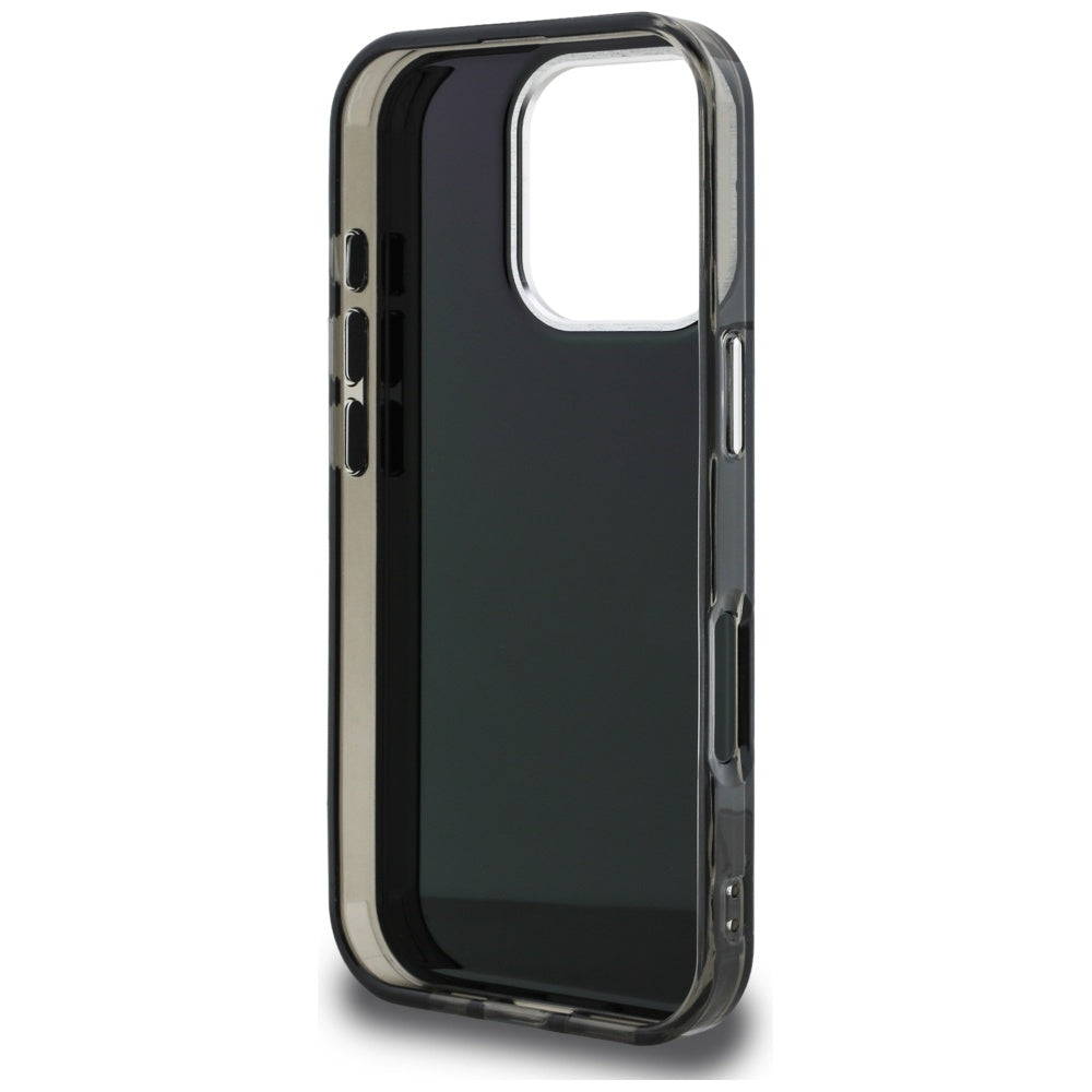 Futrola za Apple iPhone 16 Pro Max, Karl Lagerfeld, IML Aquarelle Logo Choupette, Crna