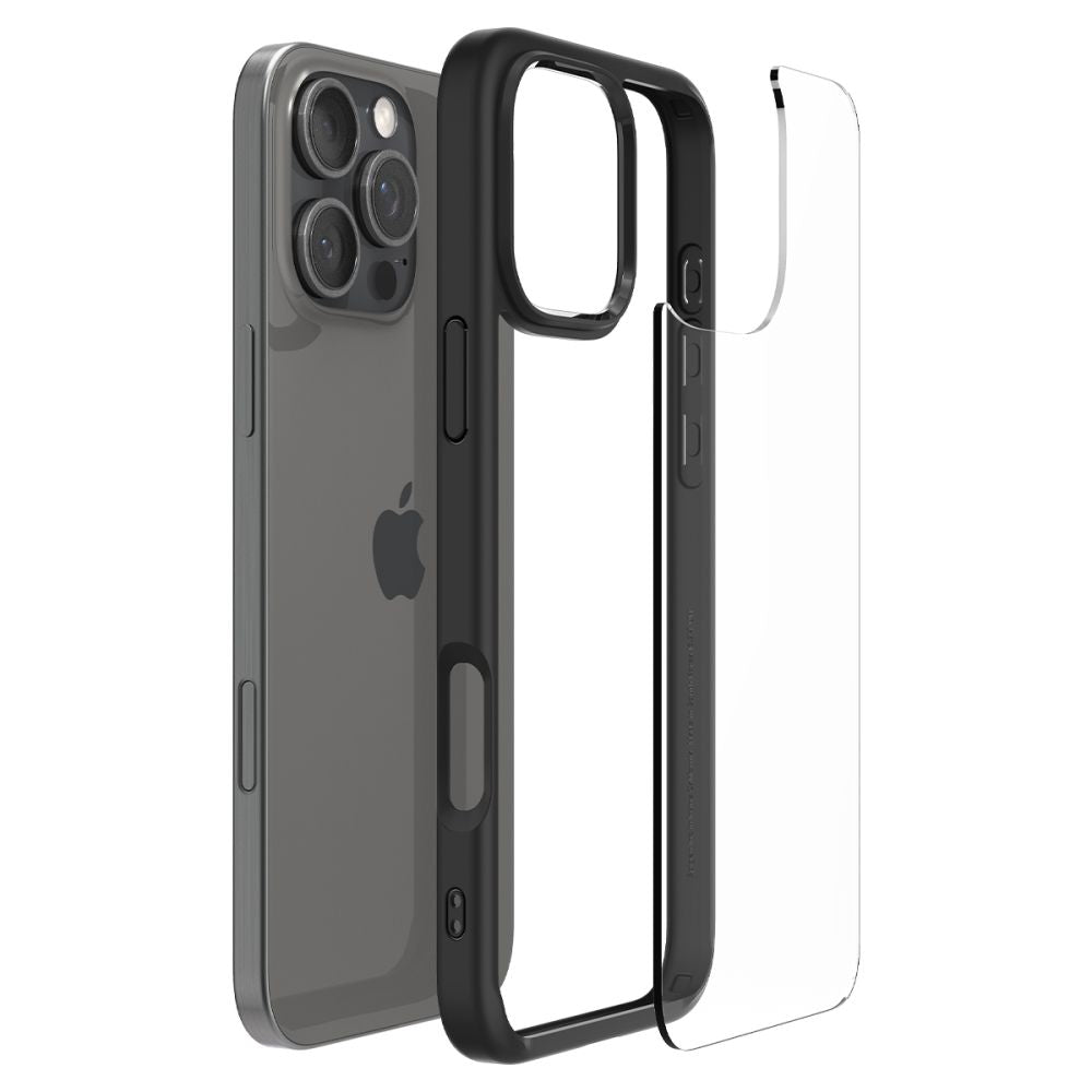 Futrola za Apple iPhone 16 Pro Max, Spigen, Ultra Hybrid, Crna Mat ACS07996