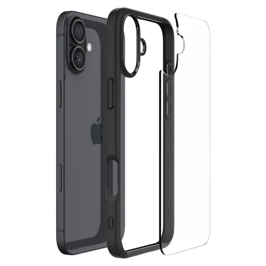Futrola za Apple iPhone 16, Spigen, Ultra Hybrid, Crna Mat ACS08201