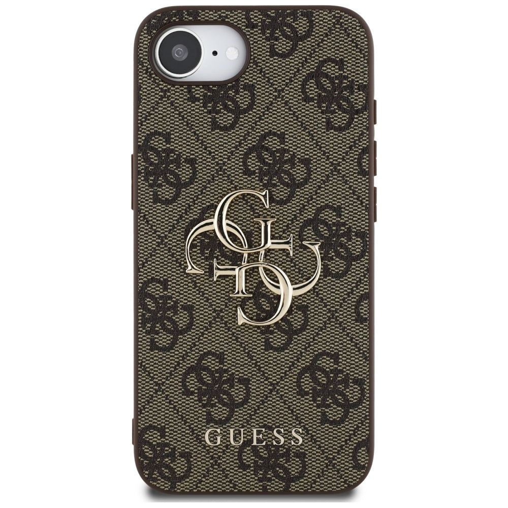 Futrola za Apple iPhone 17e / 16e, Guess, 4G Big Logo, Braon