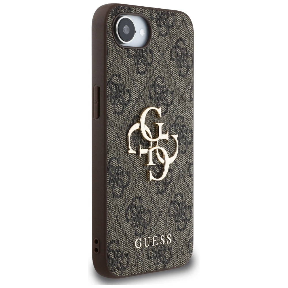 Futrola za Apple iPhone 17e / 16e, Guess, 4G Big Logo, Braon