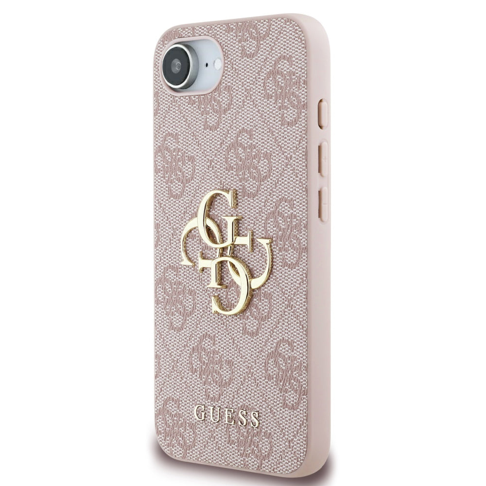Futrola za Apple iPhone 17e / 16e, Guess, 4G Big Logo, Roze