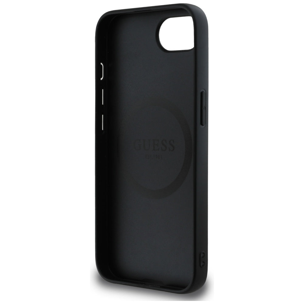 Futrola za Apple iPhone 17e / 16e, Guess, 4G Script Logo, Crna