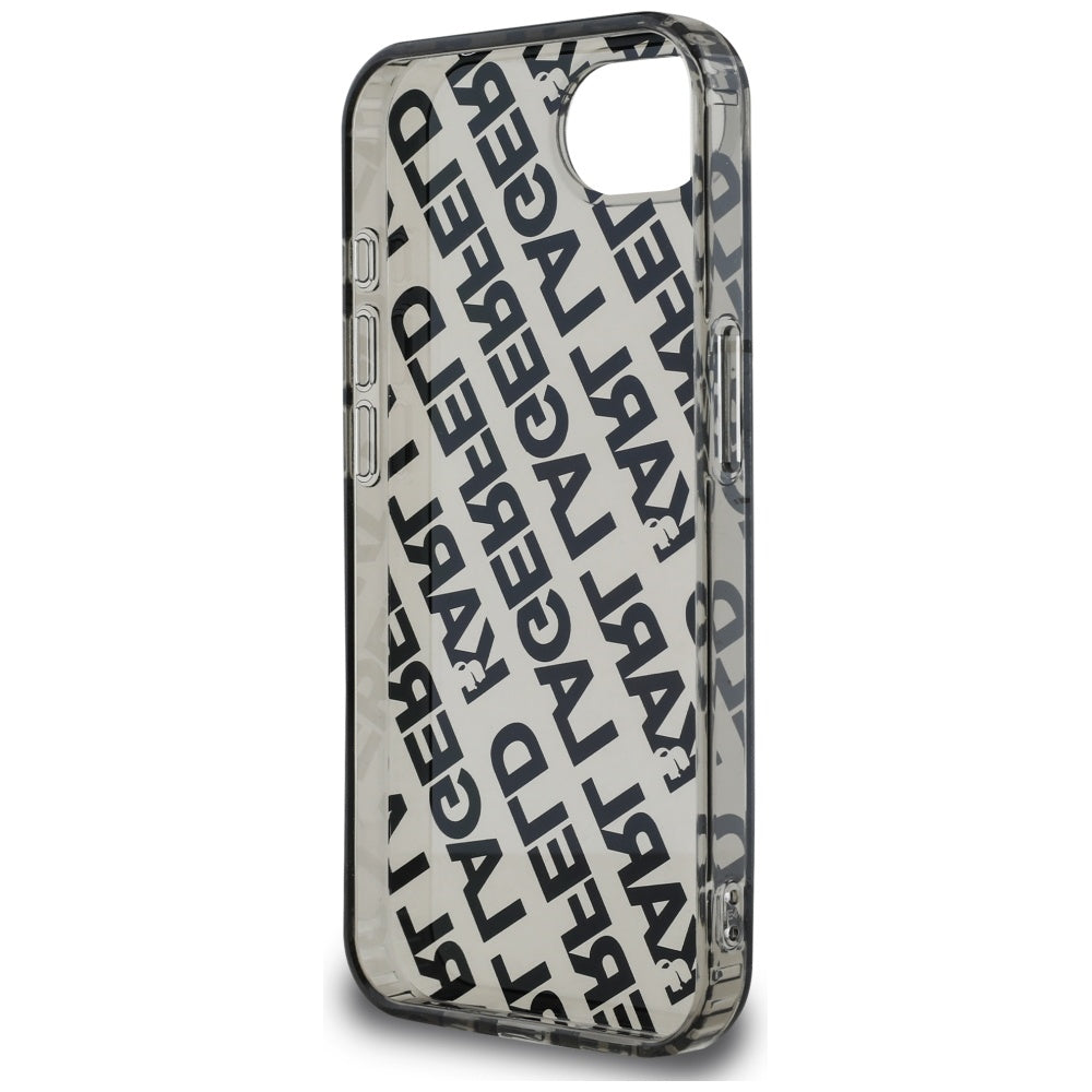 Futrola za Apple iPhone 17e / 16e, Karl Lagerfeld, IML Luxury Silver Fullover Logo, Srebrna