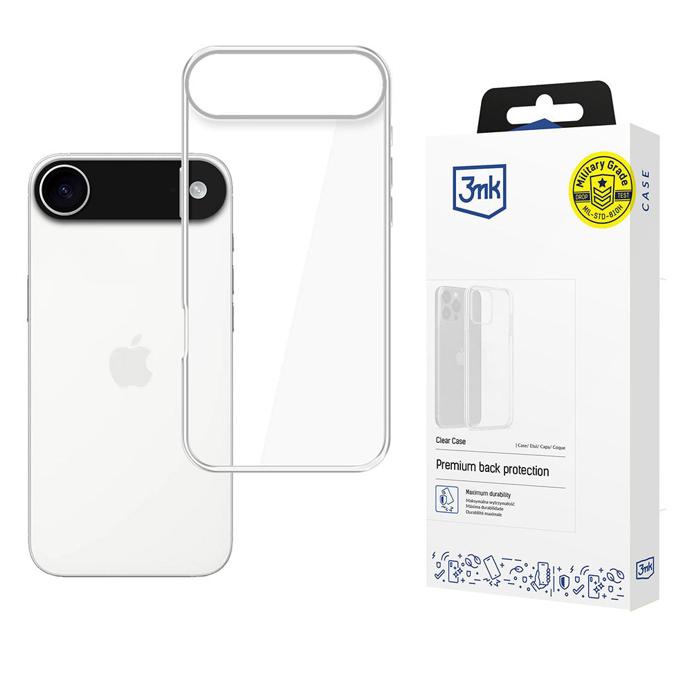 Futrola za Apple iPhone 17 Air, 3MK, Clear, Transparentna
