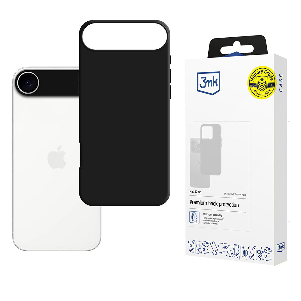 Futrola za Apple iPhone 17 Air, 3MK, Crna Mat