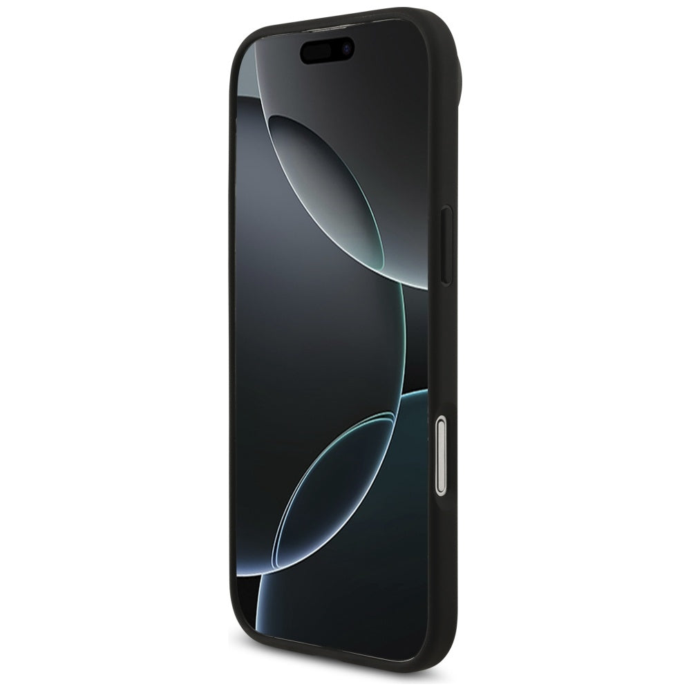Futrola za Apple iPhone 17 Air, Guess, 4G Grained Big and Classic Logo, Crna