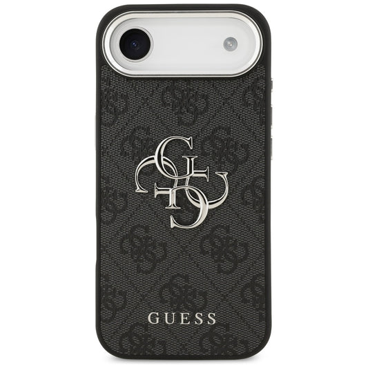 Futrola za Apple iPhone 17 Air, Guess, Big 4G Logo Classic, Crno Srebrna
