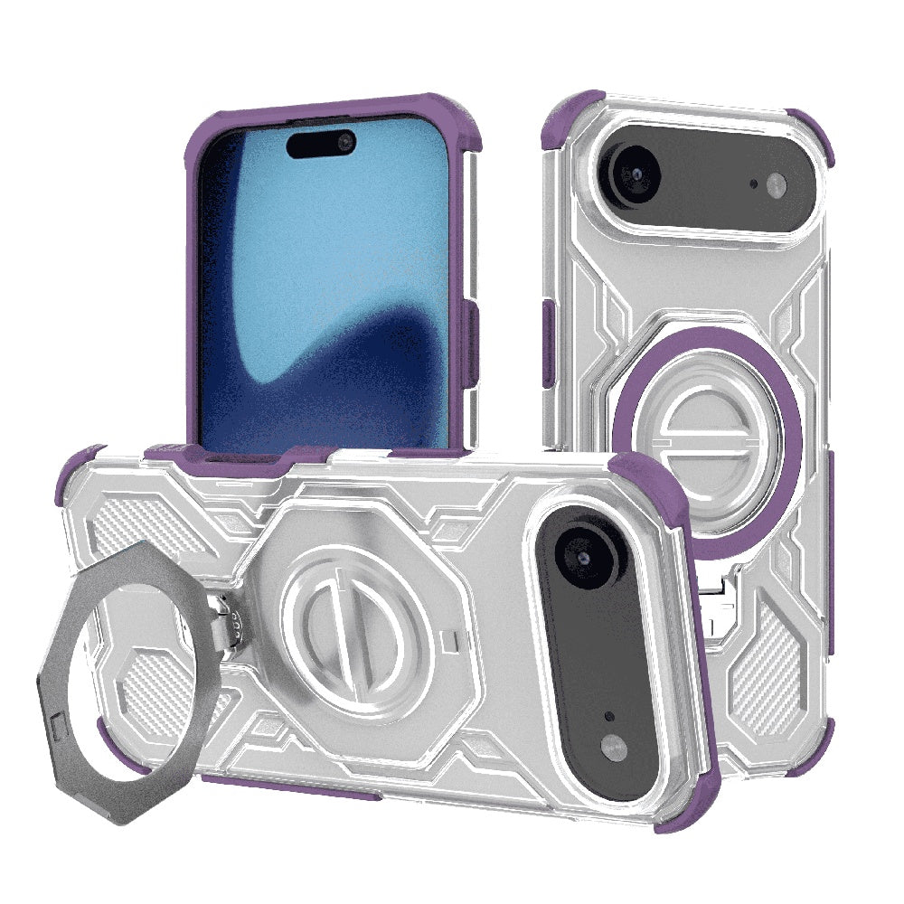 Futrola za Apple iPhone 17 Air, Techsuit, Carbon Shield Pro, Ljubičasta
