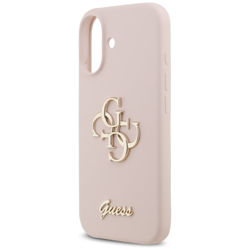 Futrola za Apple iPhone 17, Guess, Big 4G Script, Svetlo Roze
