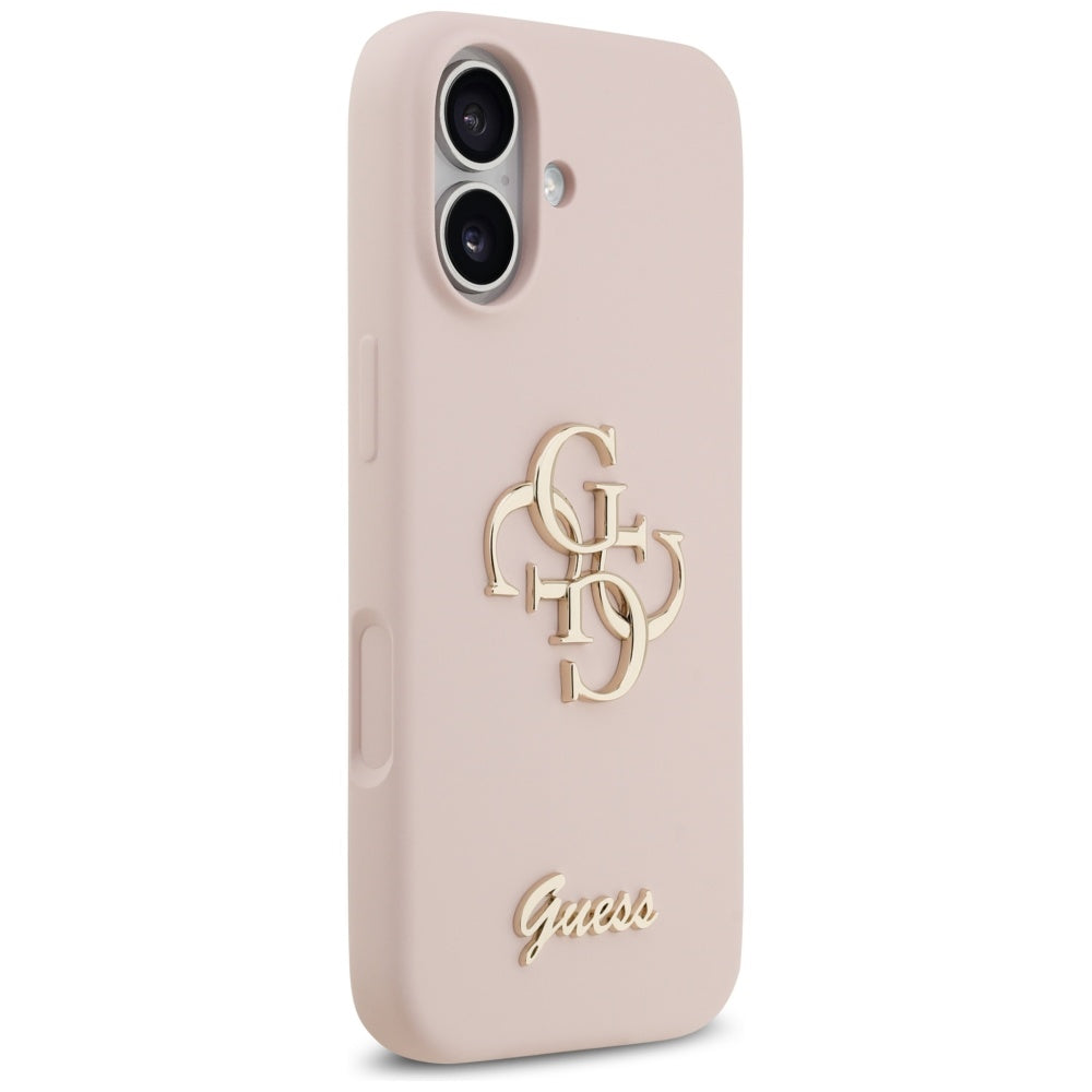 Futrola za Apple iPhone 17, Guess, Big 4G Script, Svetlo Roze