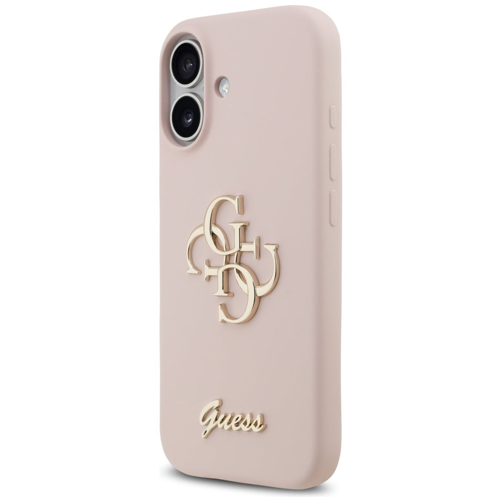 Futrola za Apple iPhone 17, Guess, Big 4G Script, Svetlo Roze